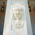 Detail decorative architectural elements. Building Yushukan museumin, Yasukuni Jinja